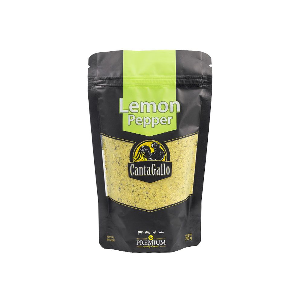 Lemon Pepper Pouch 200g Empório CantaGallo